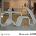 GMA13 Superfície sólida dobrável branca como a neve para decoração de interiores 