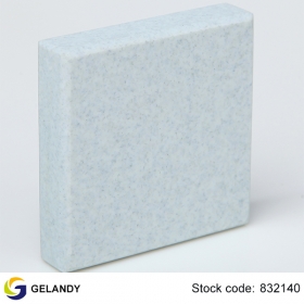 bancadas de superfície sólida azul