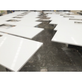 bancadas de quartzo branco