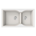 pias de cozinha de granito branco personalizadas 