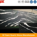 Preço de venda de pedra de quartzo Black Veins para produtos de pedra de quartzo 「Black Marquina」 